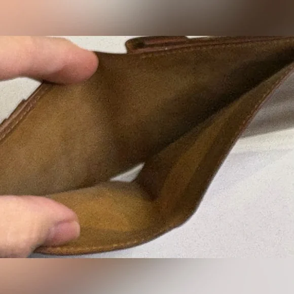 YSL Yves Saint Laurent Monogramme East/West Wallet Leather Brown - Picture 5 of 6